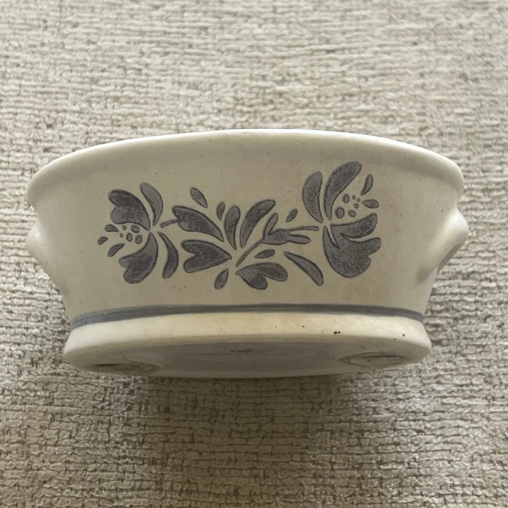Pfaltzgraff‎ Yorktowne Vintage Stoneware Soap Dish Cottage Core